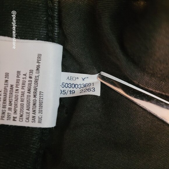 American Eagle Jeans 6 S Jegging Mid Rise Next Level Stretch Black Wash Denim - Picture 7 of 13